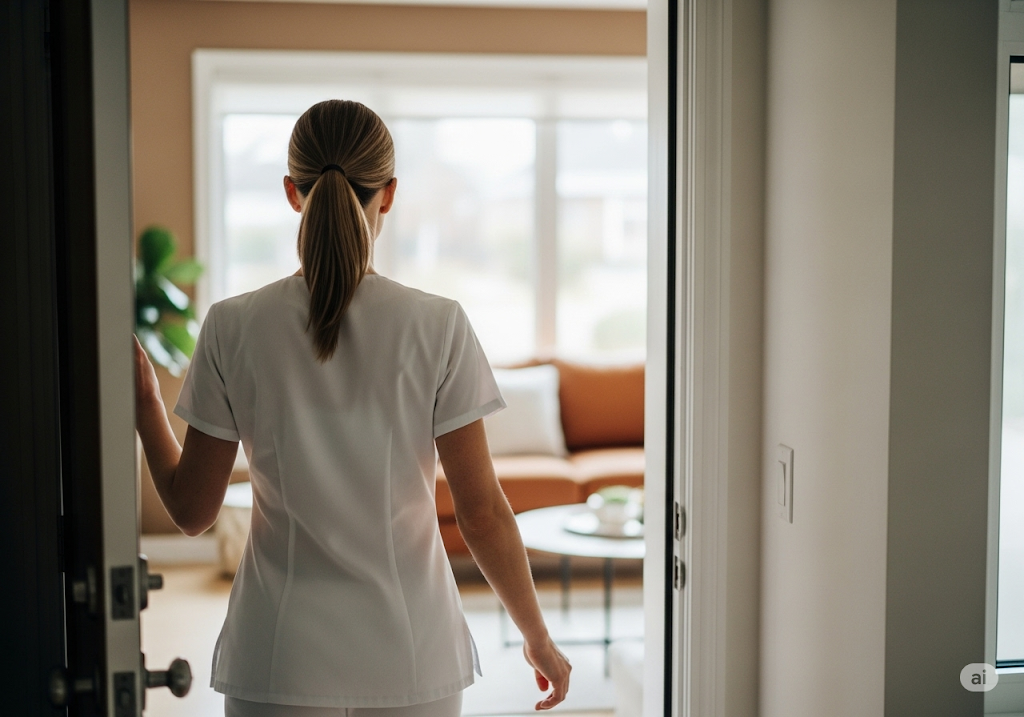 Masajista profesional ofreciendo servicio a domicilio